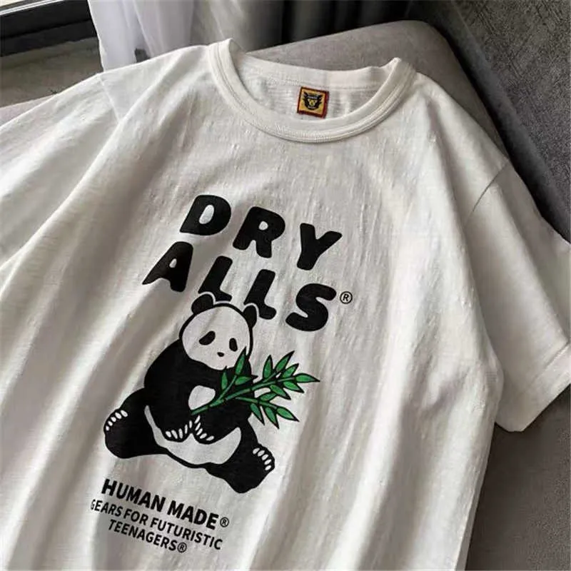 T-shirts pour hommes Bonne qualité T-shirt à la mode Panda fabriqué par l'homme Hommes 1 1 Chemises en coton pour femmes faites par l'homme T-shirts graphiques Vêtements pour hommes