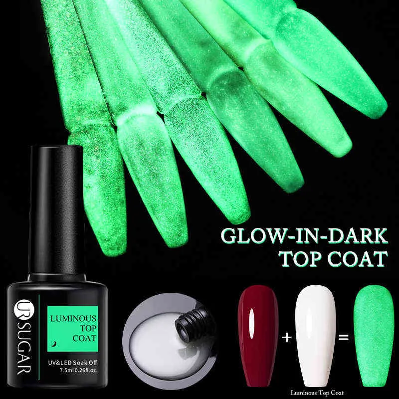 NXY Nail Gel Lichtgevende Topjas Semi Permanente Glow in Dark Fluorescerend Soak Off UV LED-kleur Vernis S voor Manicure 0328