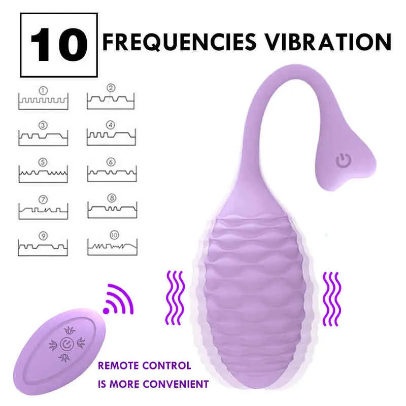 Nxy Eggs Bullets Wireless Vibrators Remote Control g Spot Stimulator Vaginal Ball Anal Plug Massage Love Egg Masturbator Sex Toy for Women Adult 220509