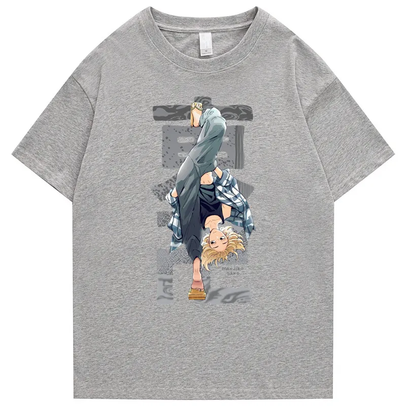 Moda Anime Camiseta Tokyo Revengers Sano Manjiro Desenhos Animados Japoneses Casual Engraçado Hip Hop Streetwear Manga Ulzzang Tops T-shirts 220408