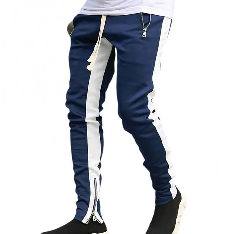 Erkekler Pantolon Hip Hop Erkek Joggers Sıradan Fitness Men Sportswear Trailtsuit Dips Sıska Sweatpants Pantolon Siyah Spor Salyaçları Track Pant 220826