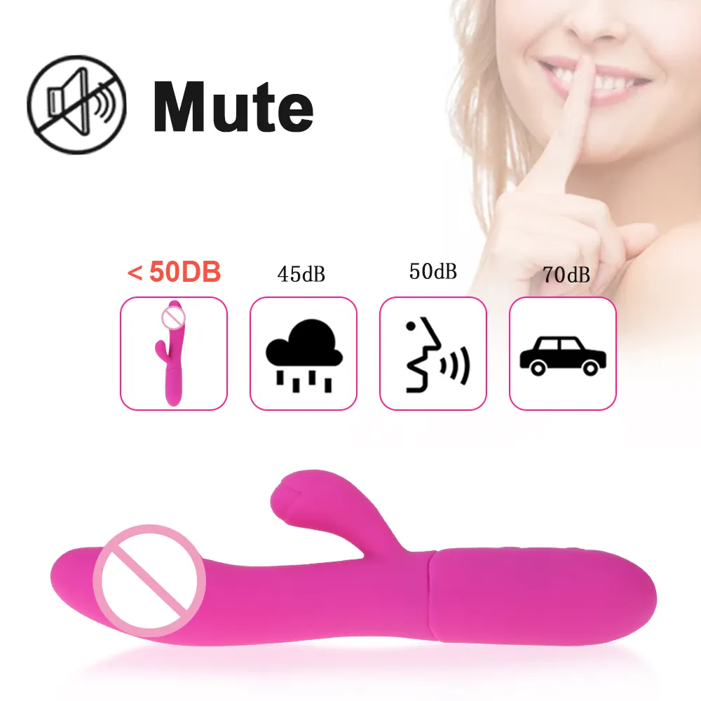 G Wibrator dildo dildo dla kobiet podwójne wibracje silikonowe USB ładowna samica pochwy łechtaczka masażer seksowne zabawki dorośli