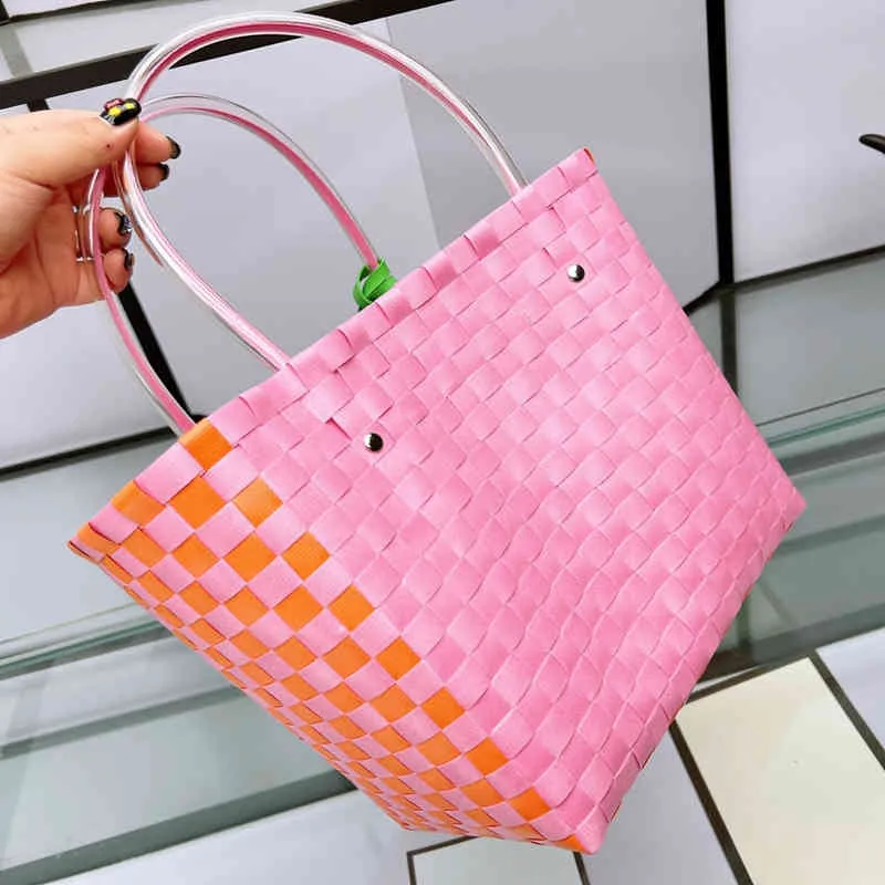 Torby na ramię w torbie letnie koszyki warzywne kobiety designerskie torebki Śliczne wzór torebki torby crossbody torebka 220625