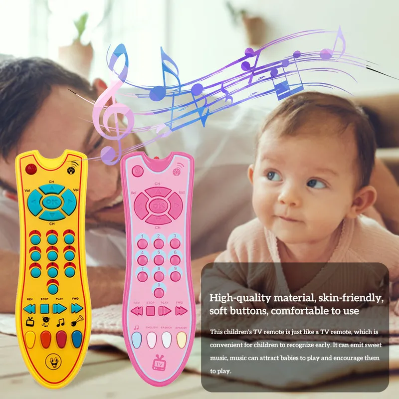 Baby Toys Music Music Phone TV Control Area Electral Electric Numbers Machine Machine Gift for 220715