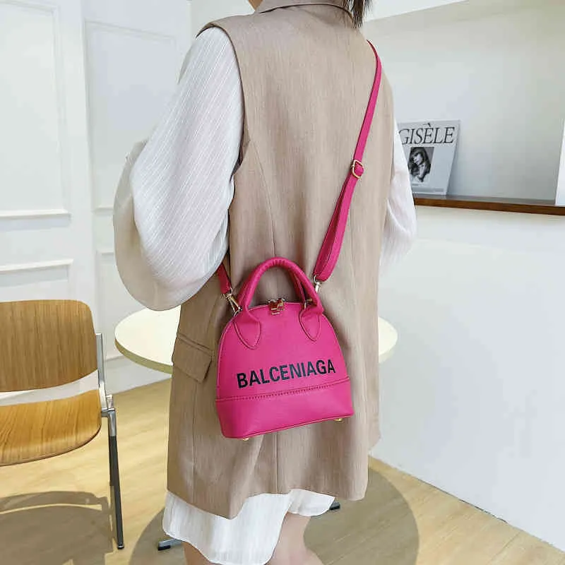 62% OFF 2022 trendy bags Shell bag women's new one shoulder portable messenger fashion pop factory cargo large capacity letter candy color