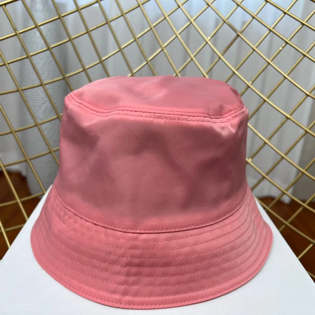 Chapeaux de seau de marque pour hommes et femmes, chapeau de soleil de styliste avec lettre Triangle, Bonnet de plage noir, Casquette de voyage, Sunhats309e