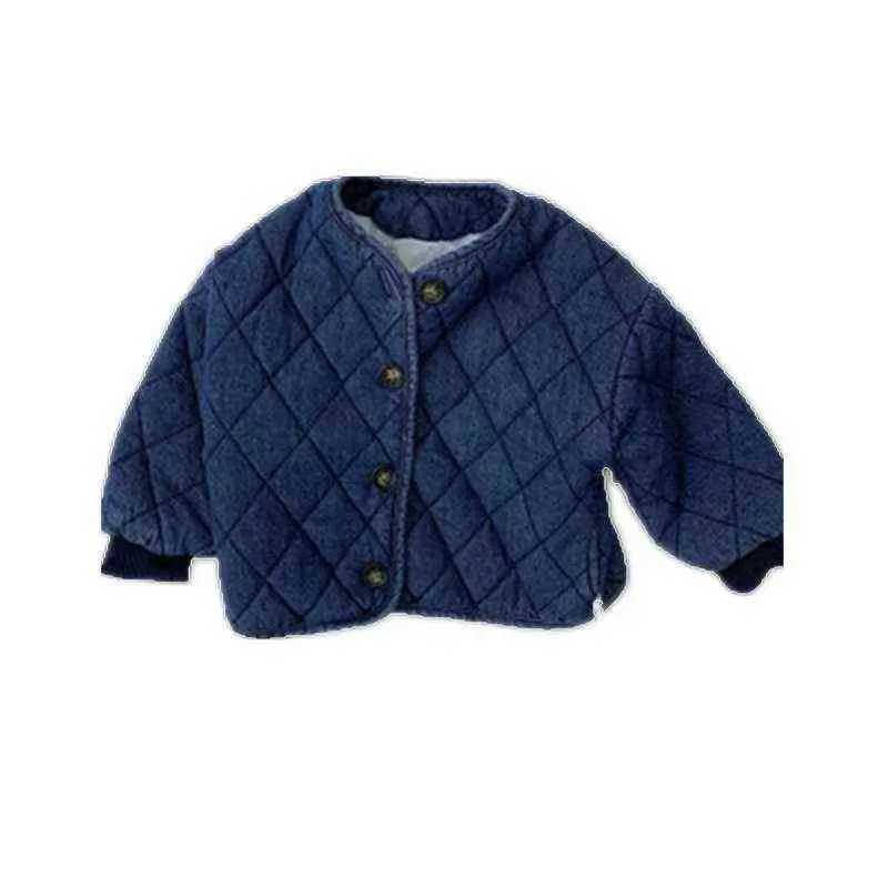 0-24M BOOD BOYS DENIM JOINDS WARD Autumn Baby Kids Jacket for Winter Outfits J220718