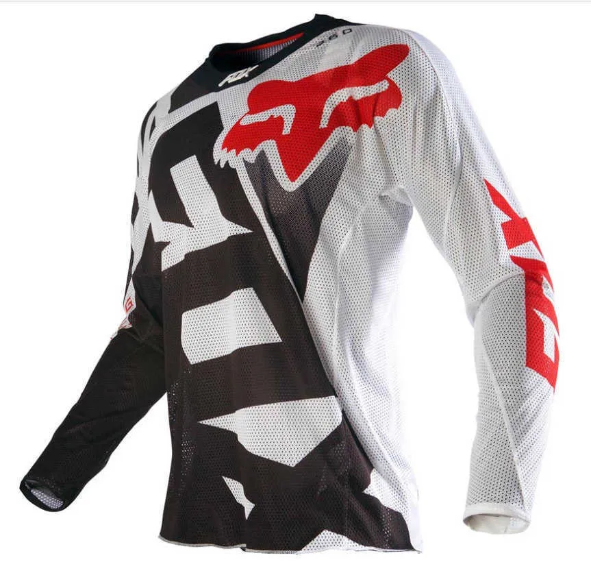 Ao ar livre Fox outono manga longa mountain bike equitação terno crosscountry motocicleta velocidade descida terno topo pode ser encomendado para men4313276