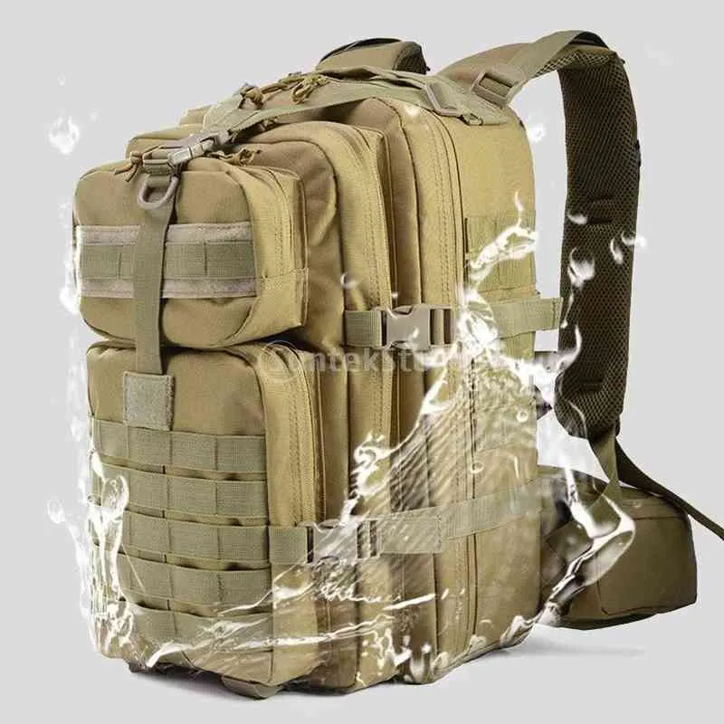 50L Große Kapazität Männer Armee Militärische Taktische Rucksack Softback Outdoor Wasserdicht Rucksack Wandern Camping Jagd Taschen T220801219i