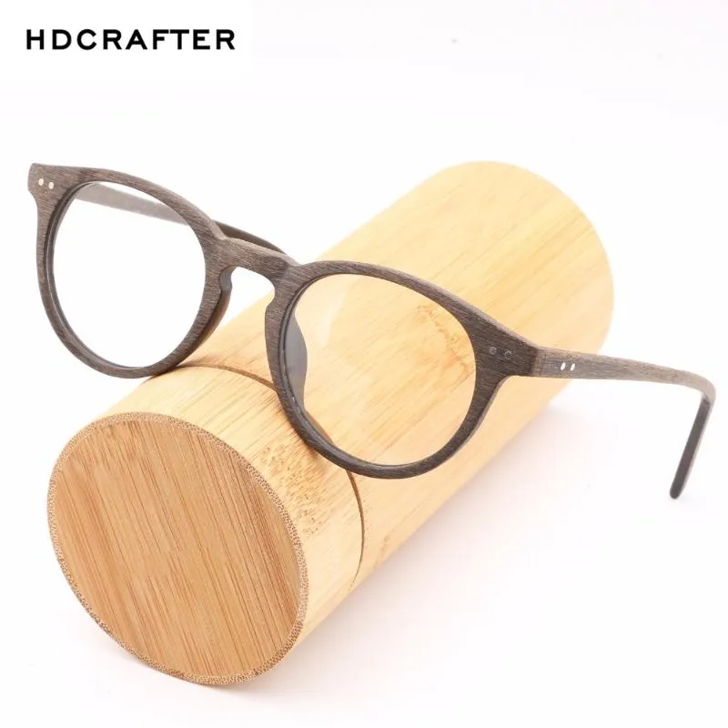 Modne okulary przeciwsłoneczne ramy drewniane okulary krótkowzroczne okulary ramy mężczyźni kobiety optyczne drewno drewniane odczyt obiektyw