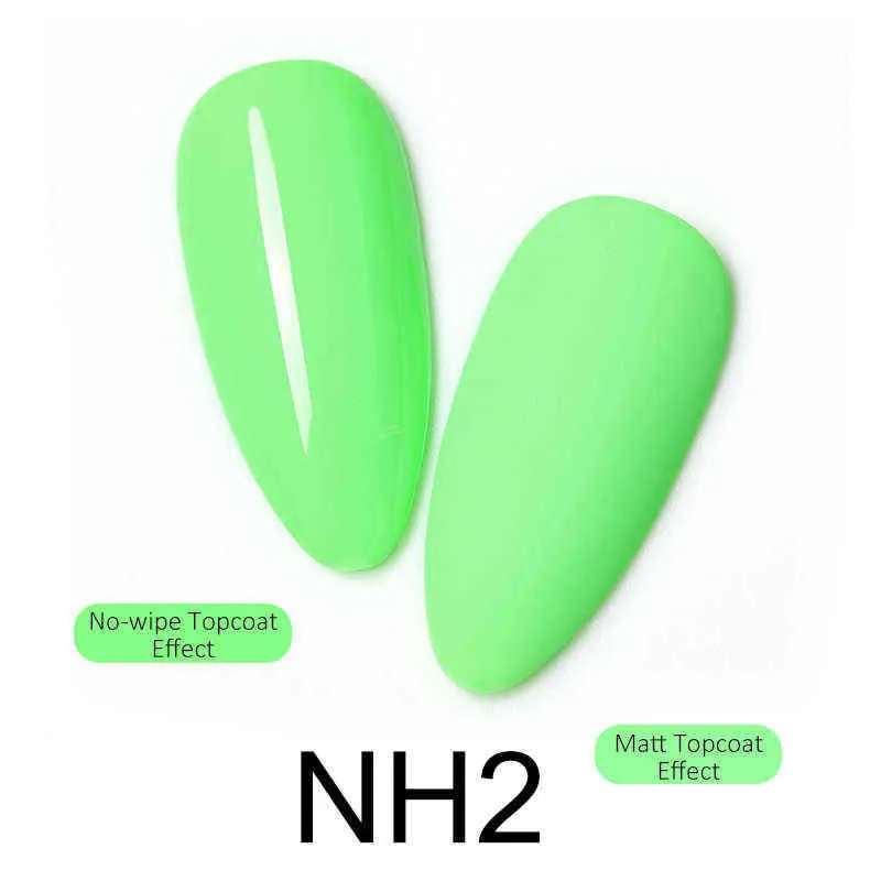 NXY Nail Gel Kit Manicure Neon Polish 7 5ml Fluorescent Color Green Yellow Soak Off Uv 0328