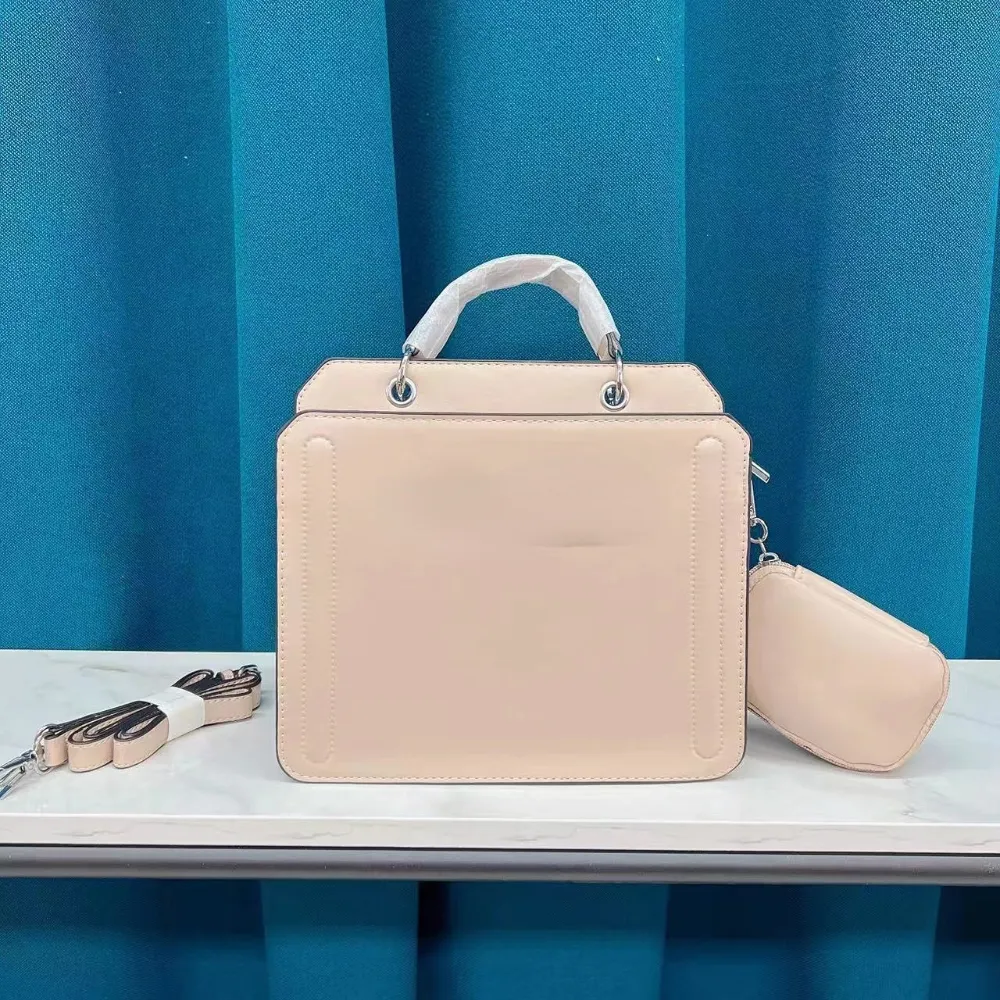 Kvinnors designer crossbody väskor pu läder conposit väska liten macaron muti färg märke handväskor