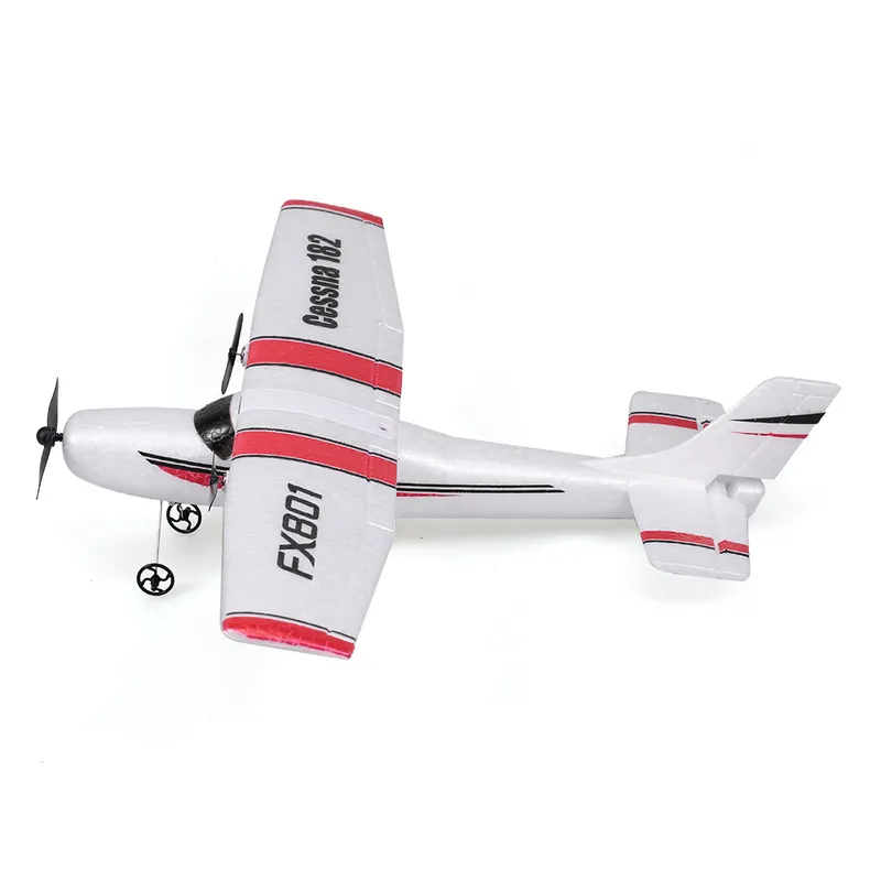 FX801 Самолет Cessnas 182 DIY RC Плана 2 4 ГГц 2CH EPP Craft Electric Glider Outdoor неподвижный крыло самолеты для детей 220713