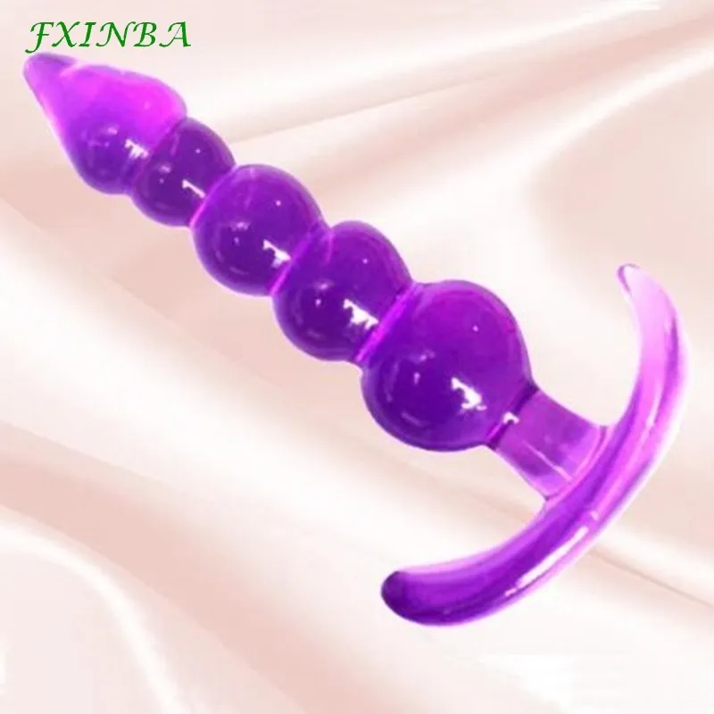 Fxinba silikonpärlor rumpa plug -set anal vibrator nybörjare sug kopp prostata massage vuxna sexiga leksaker för kvinnliga män