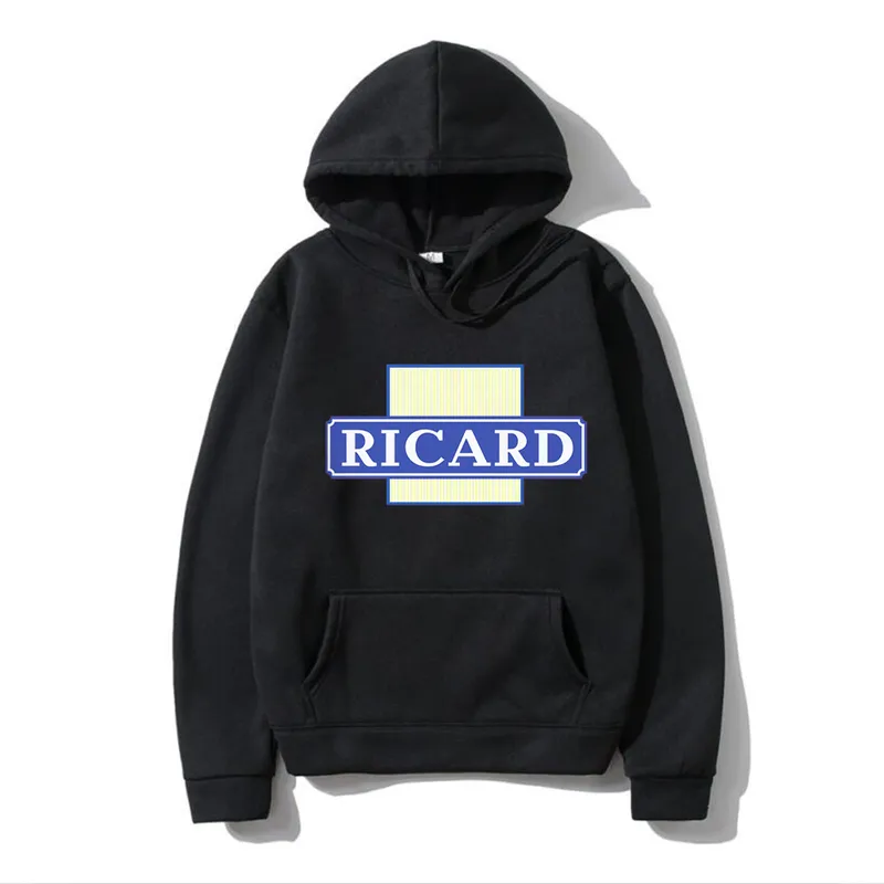 Ouzo Liquor Alcohol Ricard France Hoodies f￶r m￤n och kvinnor tryckte tr￶jor Vuxna rena bomullskl￤der 220812