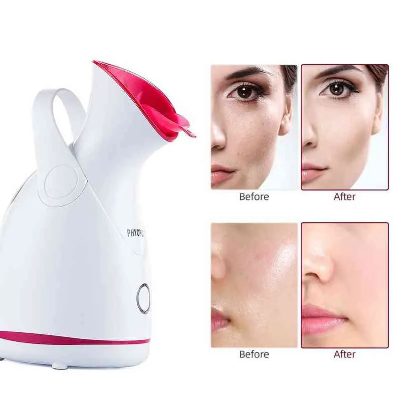 Vapor facial nano Ionico Hidratante Hitralizador Hidratante Hidratante Deap Cleaning Face Spa Skin Care Máquina de beleza 220505