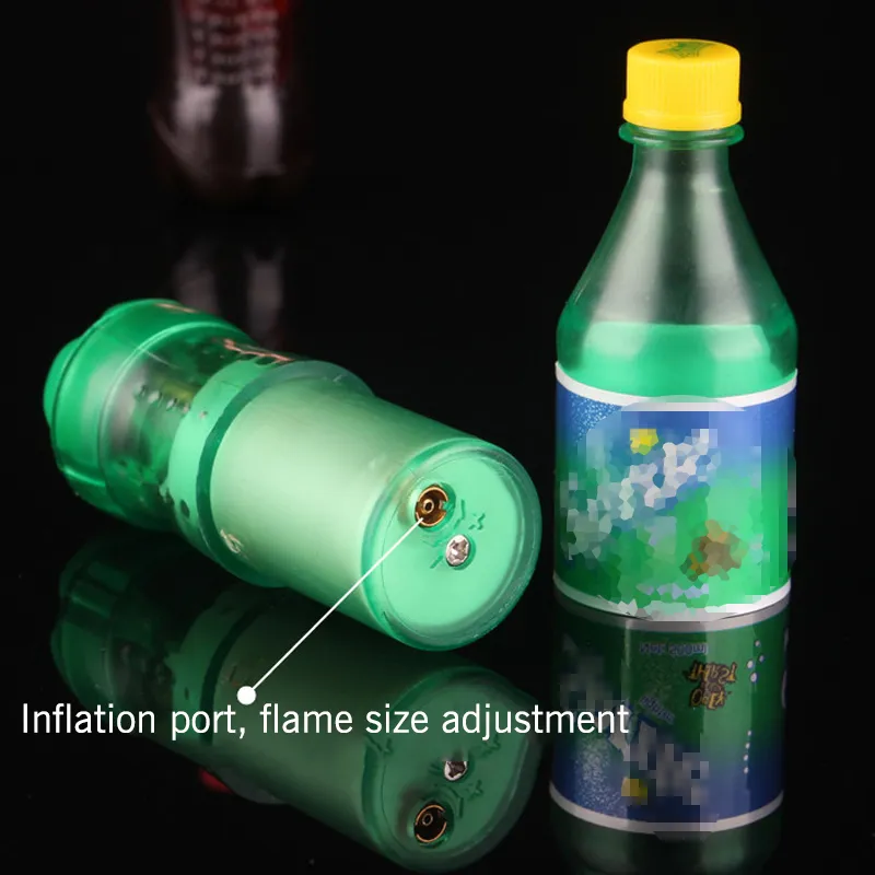 Mini Creative Butan Leichter Gas Zigaretten -Lichter Neuheit Gadget Geschenk kein Gas Feuer Starter Sammlung