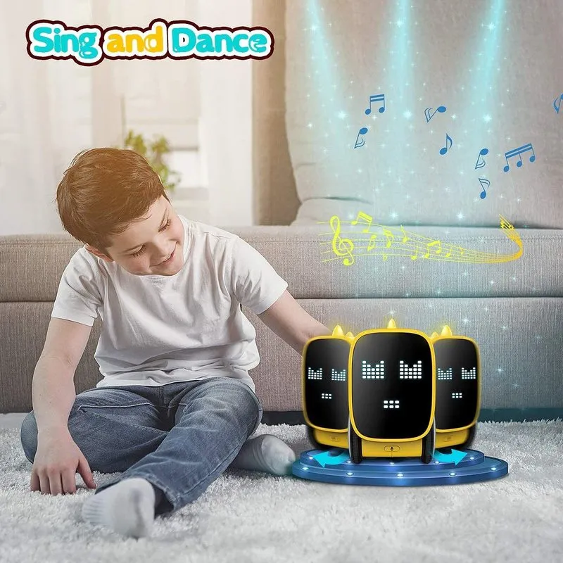 Pickwoo Voice Gesture control Smart Robot Artificial Intelligent Interactive Educational Touch Induction Singing Dancing 220427