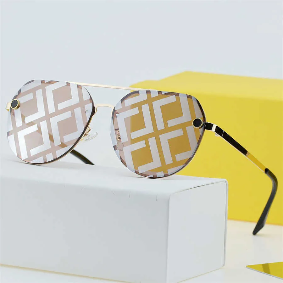 Luxury Sunglasses Brand Designer for Men and Women Summer Sunshade Glasses Classic Vintage Anti-UV Cycling Driving Eyewear High Quality 268t