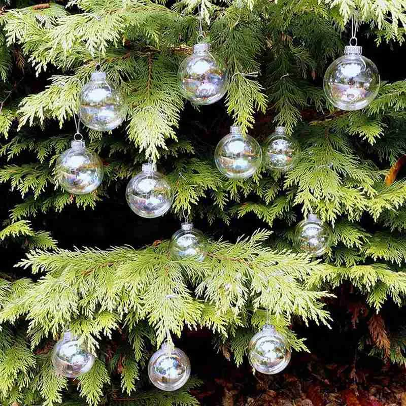 68cm Glazen Hangende Bal Kerstboom Drop Ornamenten Iriserende Bal Kerstballen Bol Thuis Mall Hanger Decoratie5992371