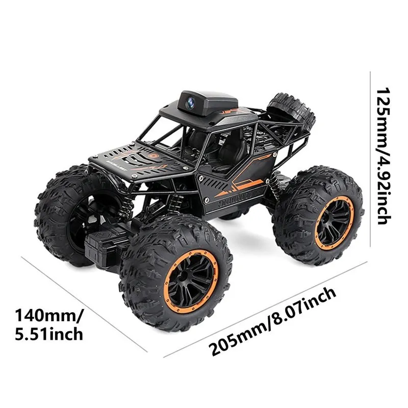 RC 자동차 2.4G 720P WiFi FPV HD 카메라 SUV 1:18 오프로드 고속 원격 제어 드리프트 등반 어린이 장난감 220429