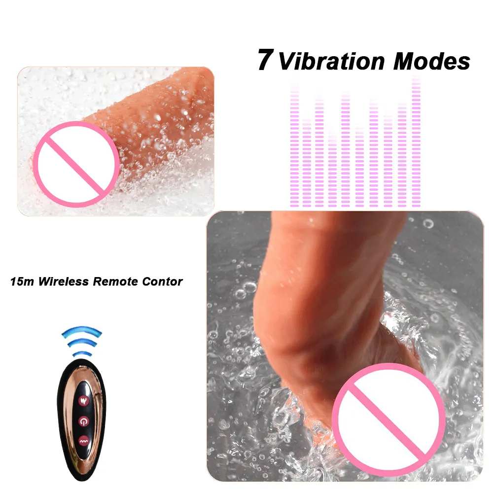 Massage Automatic Telescopic Heating Dildo Vibrator Huge penis Suction Cup Dildo Big Soft Silicone Realistic Dildos Sex Toys for Woman