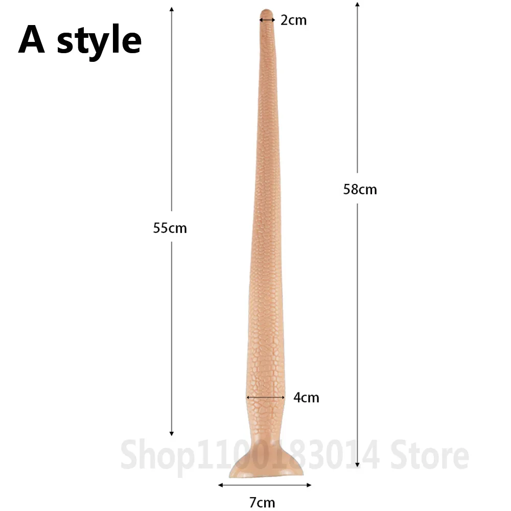 58cm Super Long Anal sexy Toys Dildo enorme Butt Plug masajeador de próstata para hombres mujeres Gay G Spot Anus Expander erótico sexyy juguete