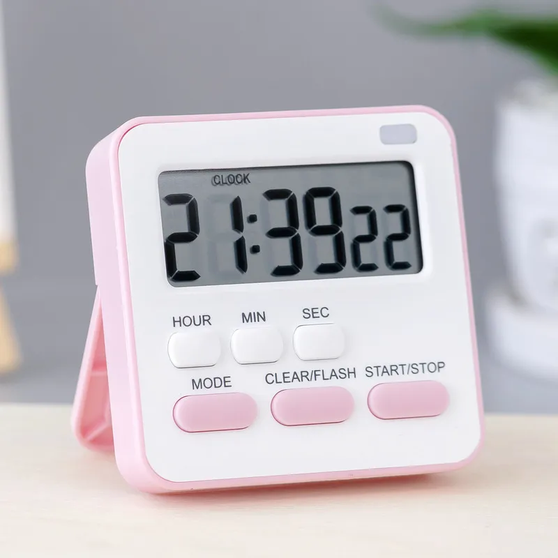 With Flashing Light Timer Cooking Kitchen Sport Study Game With Magnetic Countdown Alarm Clock