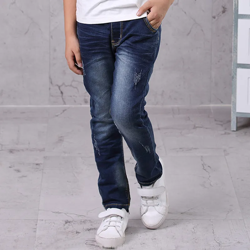 IENENS Kids Boys Denim Clothes Pants Children Wears Clothing Long Bottoms Baby Boy Skinny Jeans Trousers 4 5 6 7 8 9 10 11 Years 220808