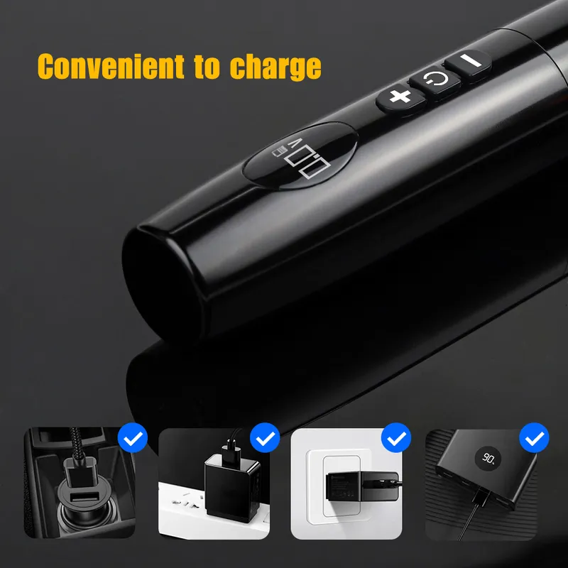 Ambition Wireless Tattoo Machine Pen Permanent Makeup Eyeliner Tools Micropigmentation Semi Permanent PMU 220624