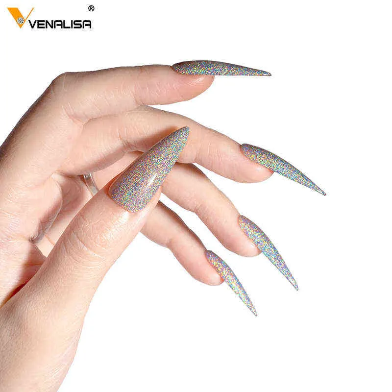 NXY Vernis À Ongles Super Laser 7 5ml Vernis À Effet Scintillant Nagellak Manucure Vernis Soak Off Uv Led Laque 0328