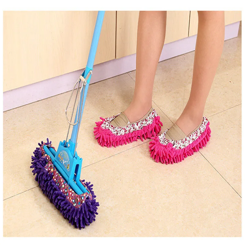 Pantofole multifunzione la pulizia della polvere del pavimento Scarpe Scarpe pigre pulire il pavimento della casa Scarpe la pulizia in microfibra 220727