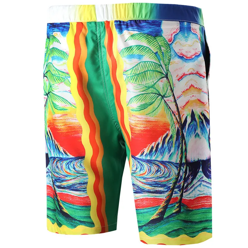 Masculino 3d impresso luxo shorts masculino ao ar livre correndo fitness respirável praia calças lazer high end aristocracia 220621