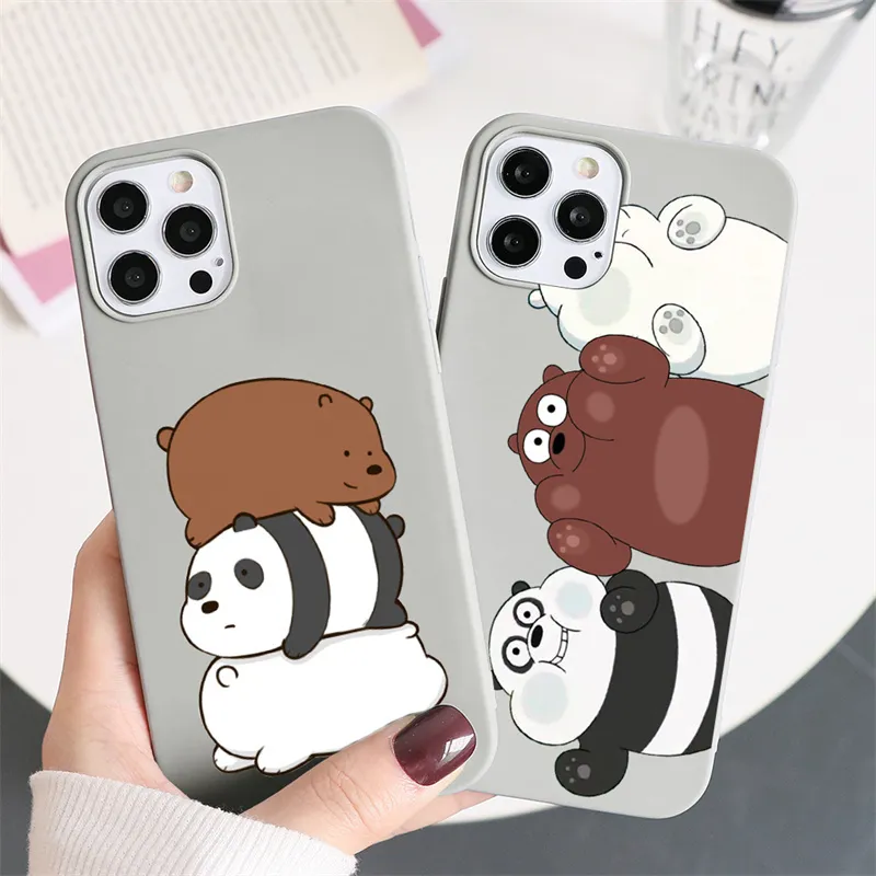 Bear Cat Soft TPU Cases For Xiaomi Mi M3 F3 X3 Pro NFC A3 Redmi Note 10 9 9S 9T 8T 8 9A 7A 7 6 5 Lite 10T Capa Funda Bag