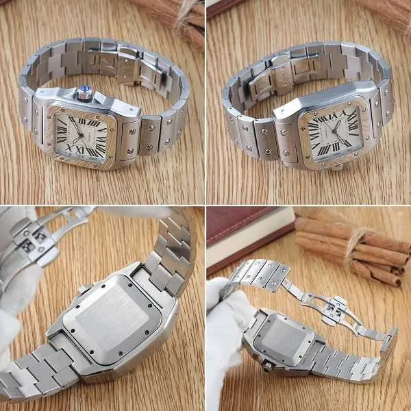 Męskie zegarek wysokie qulaity Kobiety automatyczny ruch mechaniczny zegarki złoto zegarki Tserials Orologio RelOJ Fashion Square Watche Watchs Wristwatch Montre de de