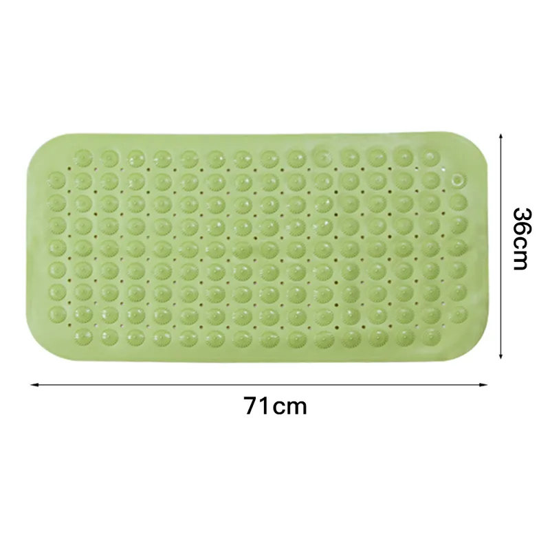 Stor stark sug Badrumsmatta Anti Slip for Home Foot Pad Bath s PVC Massage Partiklar 220401