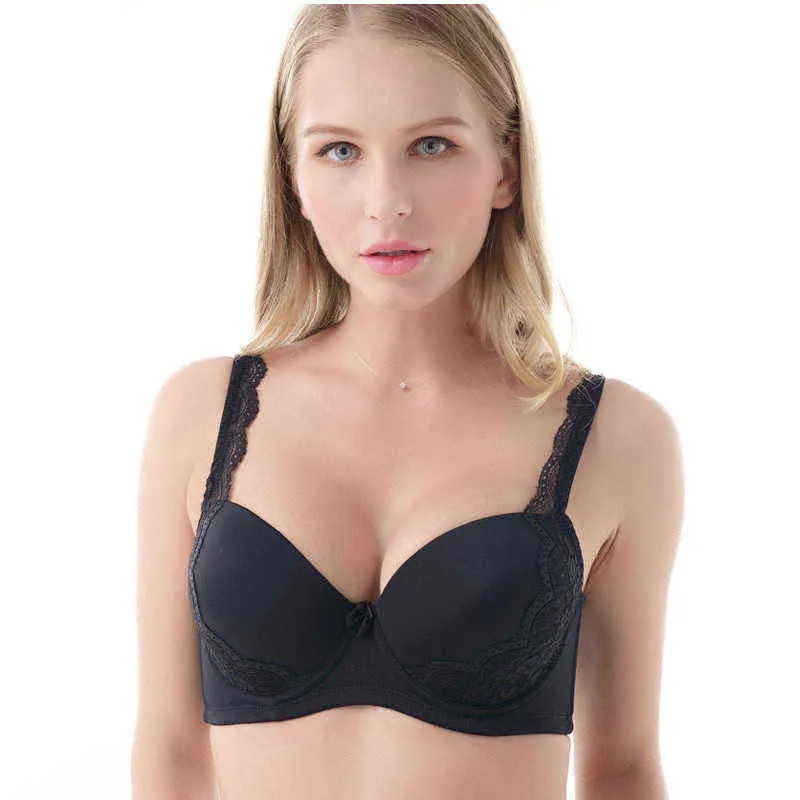 Vrouwen intimaten kanten bhas underwire push up ondergoed 3/4 kopjes sexy brassiere voor vrouwen plus maat 30-46 c-dd-ddd-e-f-g #956 t220726