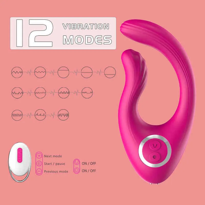 NXY Vibrators Afstandsbediening Vibrator Voor Koppels Sex Toys Vrouwen En Man Seksuele Producten Grappige Volwassen Speelgoed 9 Modus 220427