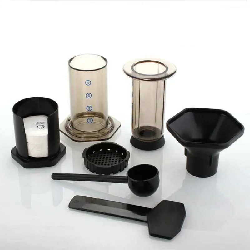 Filtro de vidro de vidro cafeteira cafeteira portátil cafecoffee maconha para máquina AeroPress 220509