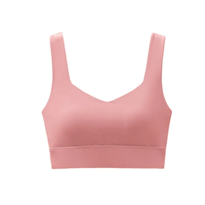 2023 New Yoga Vest Fitness Sports Shockproof Beautiful Veautiful Back Anti Saging High Elasticity Tight Bra Yoga Wear Removable Chest Sevelessを備えたGood Shockproof