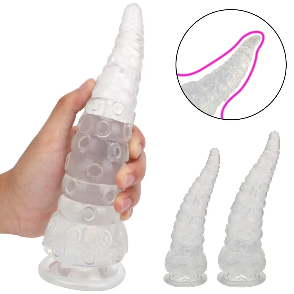 Olo anus expansion bläckfisk sucker anal plugg rumpa stimulator prostata massager sexig leksaker dildo för kvinnor män