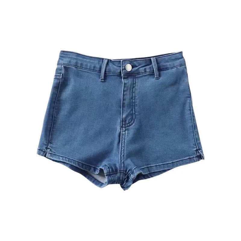 Zomer jeans mini high taille shorts vrouwen buitje kawaii sexy denim feminino short mujer 220427