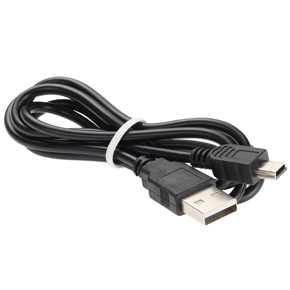 1M Mini USB-kabel 5-stifts snabb dataladdare för MP3 MP4-spelare Bil DVR GPS Digitalkamera