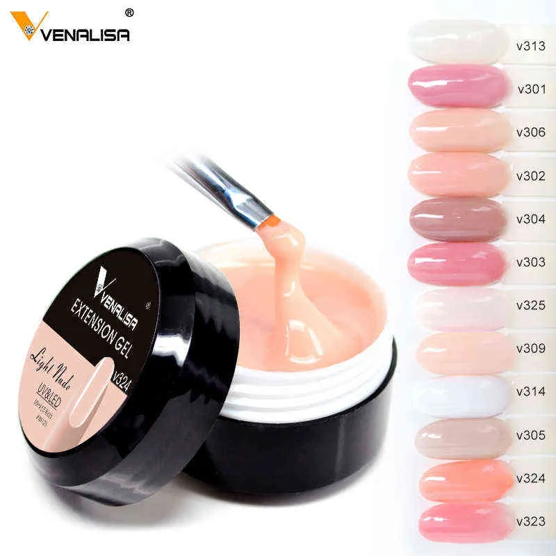 NXY Nail Gel Supply 15ml Strong Dunne Jelly LED UV Soak Off Cover Roze Clear Art Builder Camouflage Extend Frans 0328
