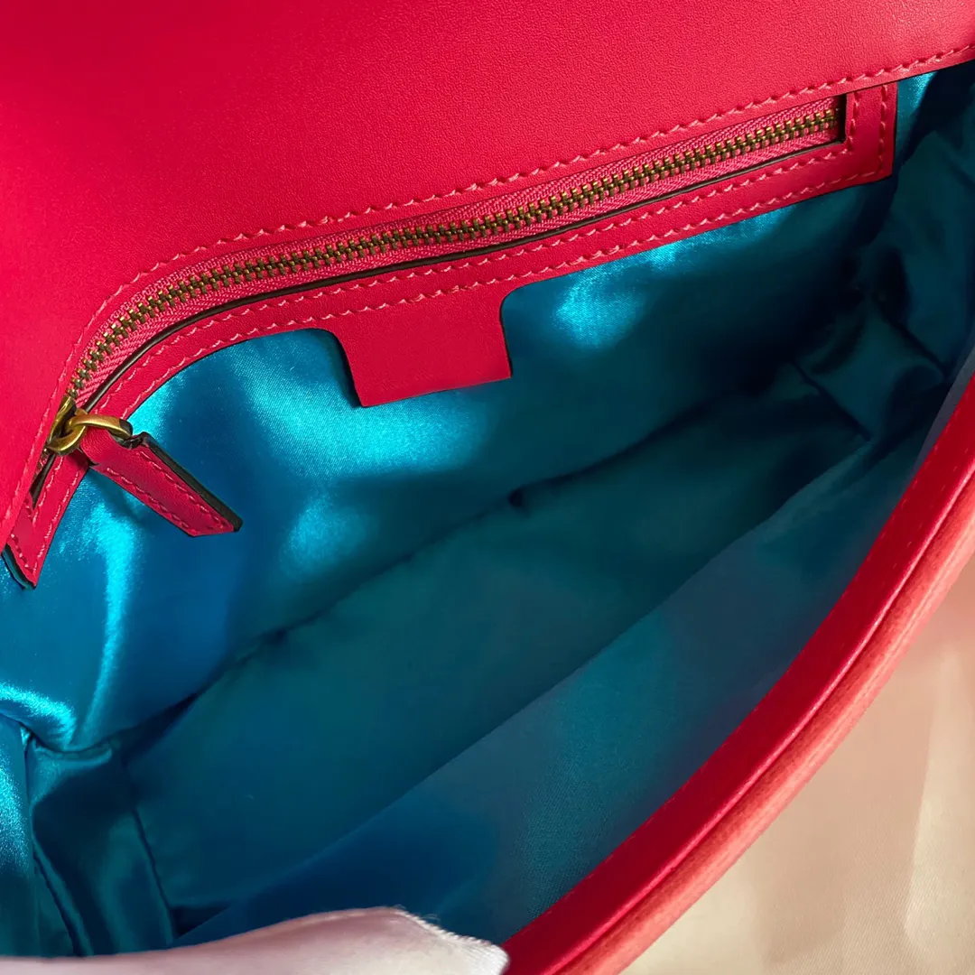 2022 bolsas de veludo de alta qualidade bolsas de ombro feminino bolsas de bolsas sylvie carteiras cadeia moda saco de crossbody 443497255g