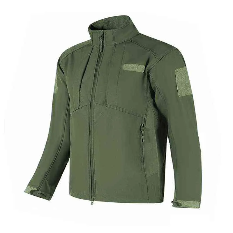 Vestes de coquille molle de peau militaire hiver