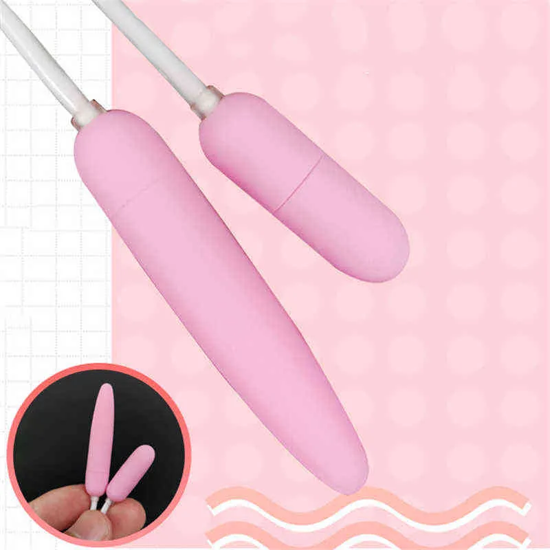 Nxy Eggs Mini Bullet Vibrator Egg Masturbator Plagis Clitoris Massage Ureethra Stimulation Couples Games Adult Sex Toys for Women Men 220421