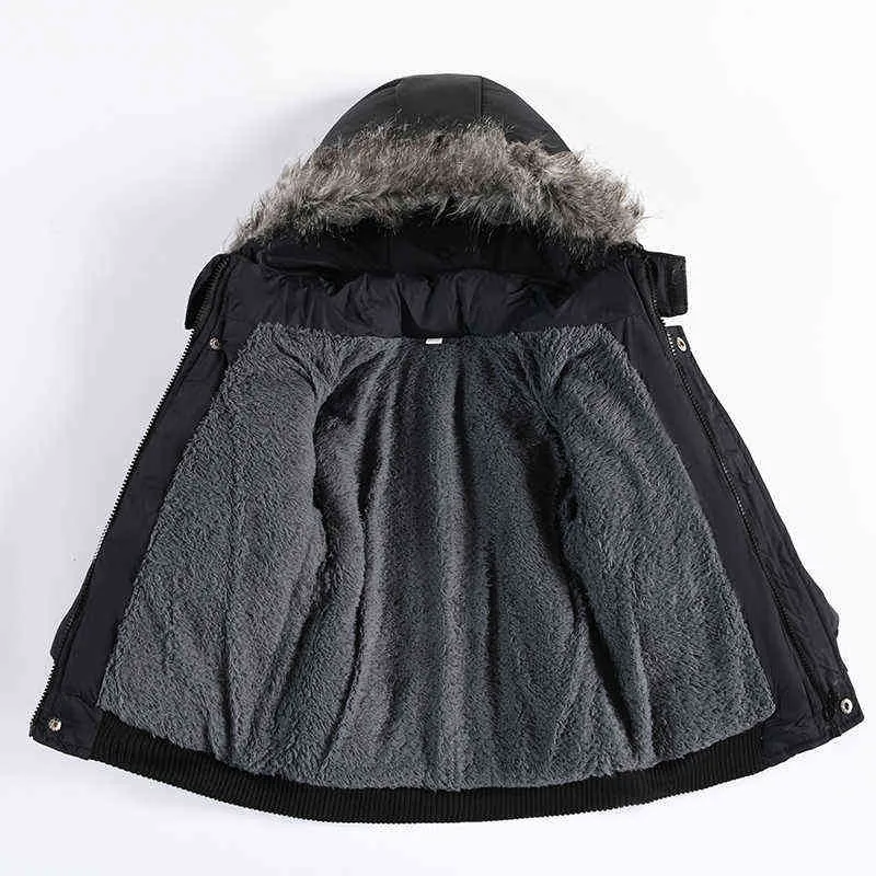 Automne Hiver 2 3 4 Ans Bébé Garçons Veste Classique Mode Garder Au Chaud Col De Fourrure Veste Enfants Capuche Zipper Veste Enfants Vêtements J220718