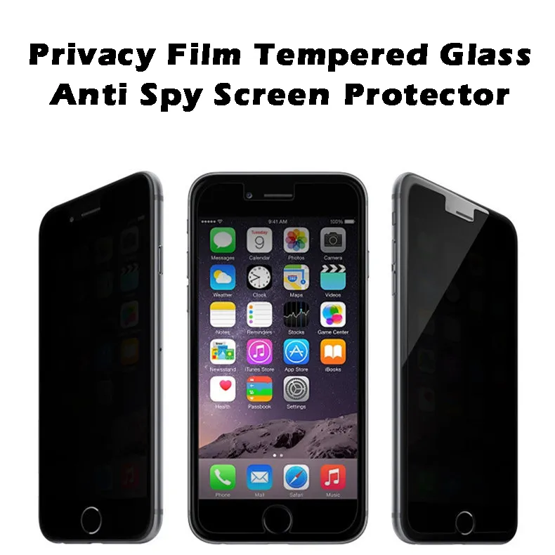 خصوصية 9H صلابة الزجاج المقسى لجهاز iPhone 14 Pro Max anti spy protector Film Film Film