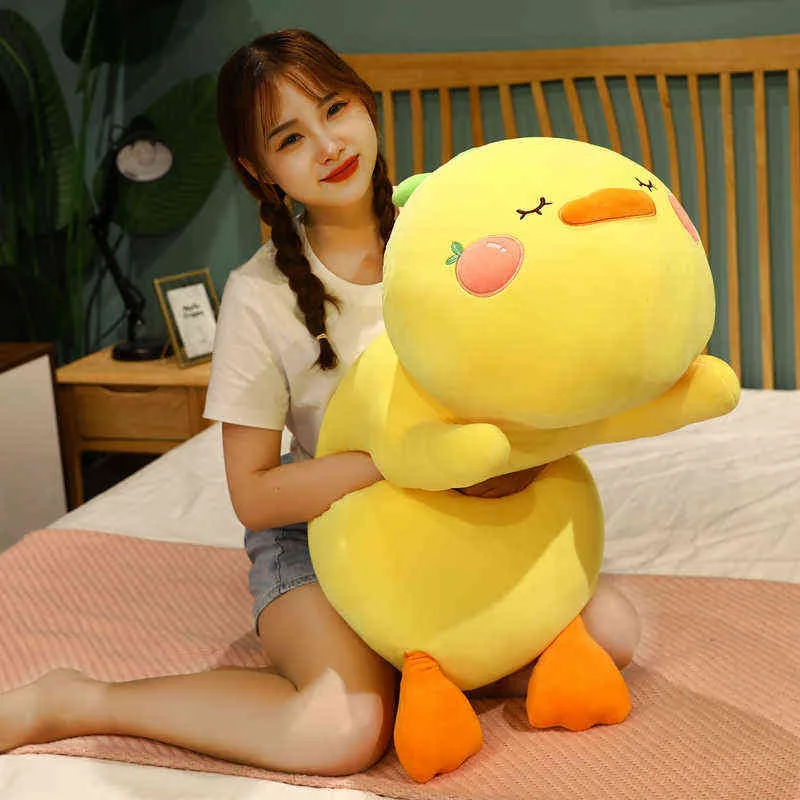 Cm Cartoon Stuffed Soft Duck Elephant With Koala Plush Toys Beautiful Fat Animal Sleeping Pillow Kawaii Dolls for Children Girls J220704